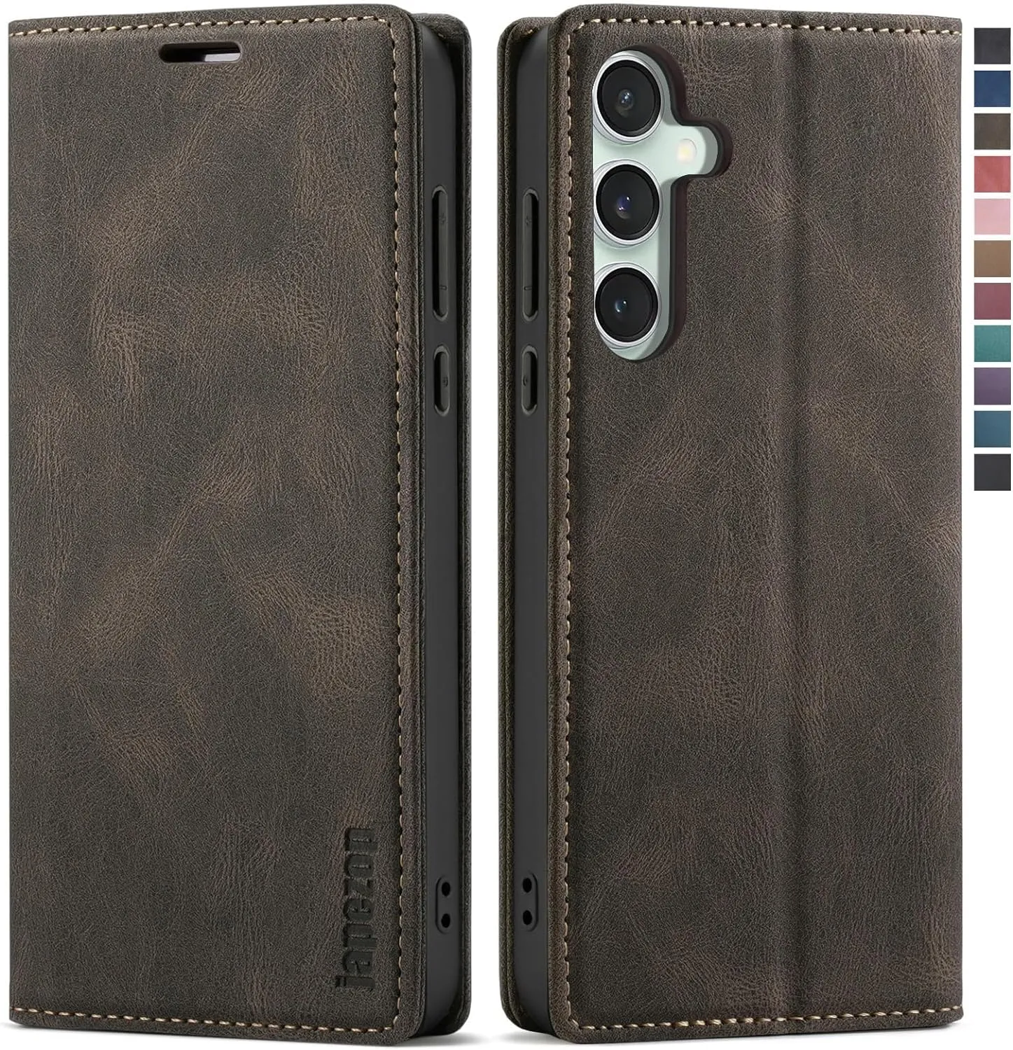 Samsung Galaxy S24  Plus Wallet Card Holder Kickstand Leather Flip Case