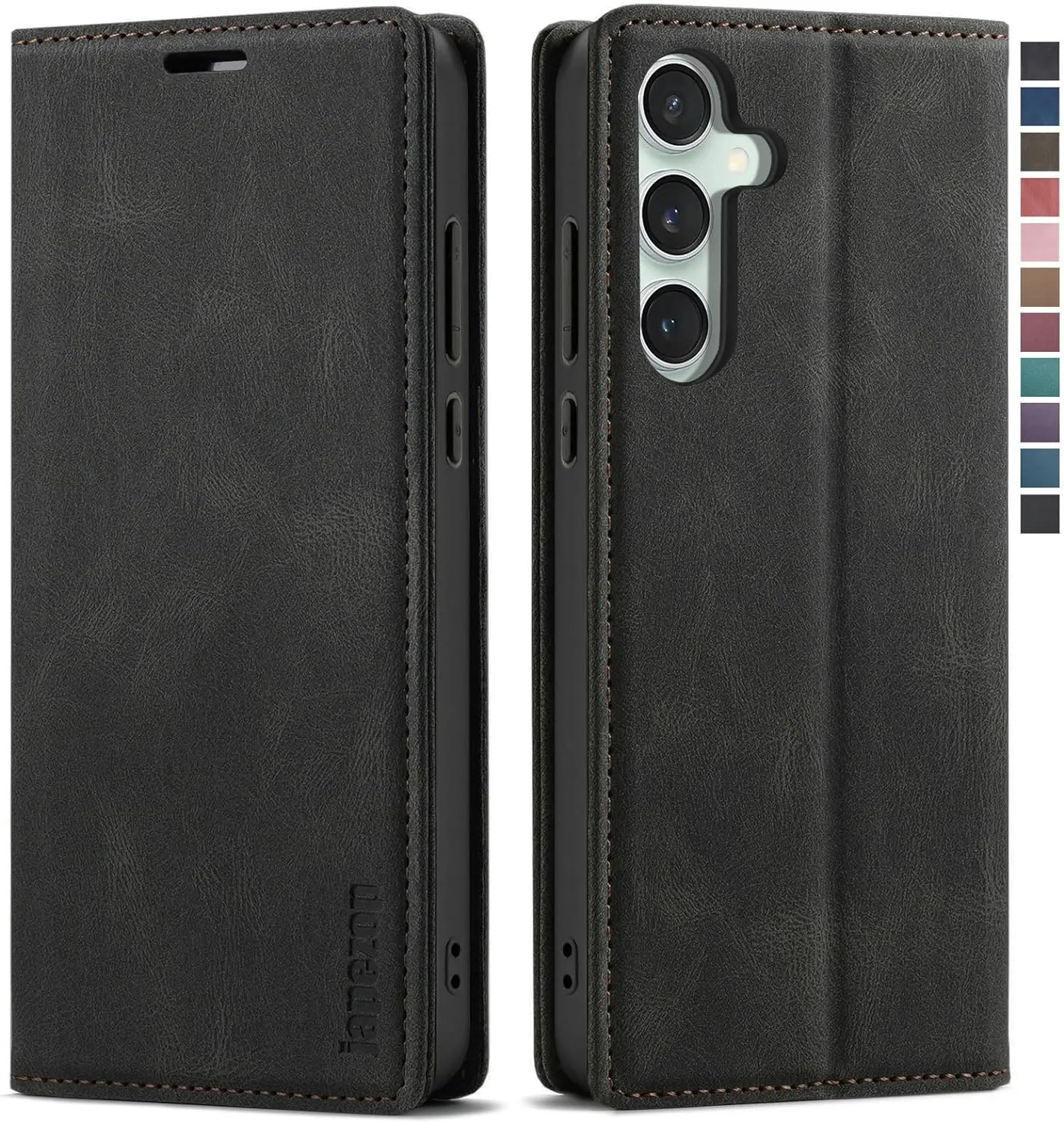 Samsung Galaxy S24  Plus Wallet Card Holder Kickstand Leather Flip Case