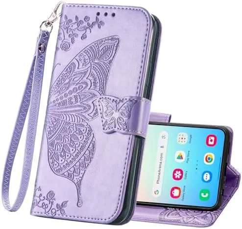 Samsung Galaxy S24 Plus Women Flip Folio PU Leather Protective Case