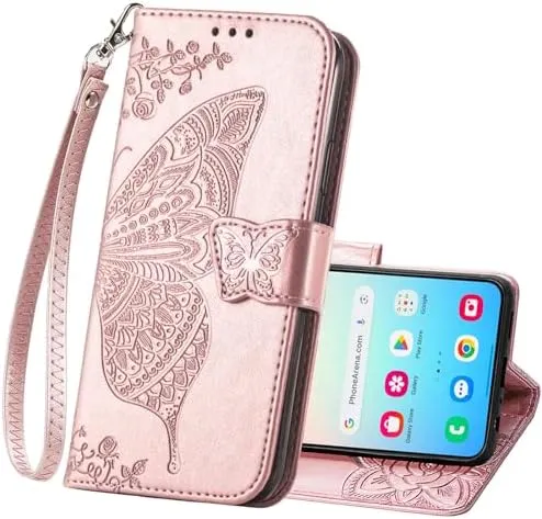 Samsung Galaxy S24 Plus Women Flip Folio PU Leather Protective Case