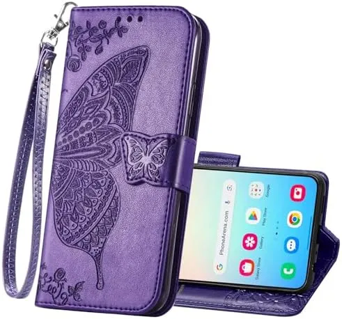 Samsung Galaxy S24 Plus Women Flip Folio PU Leather Protective Case