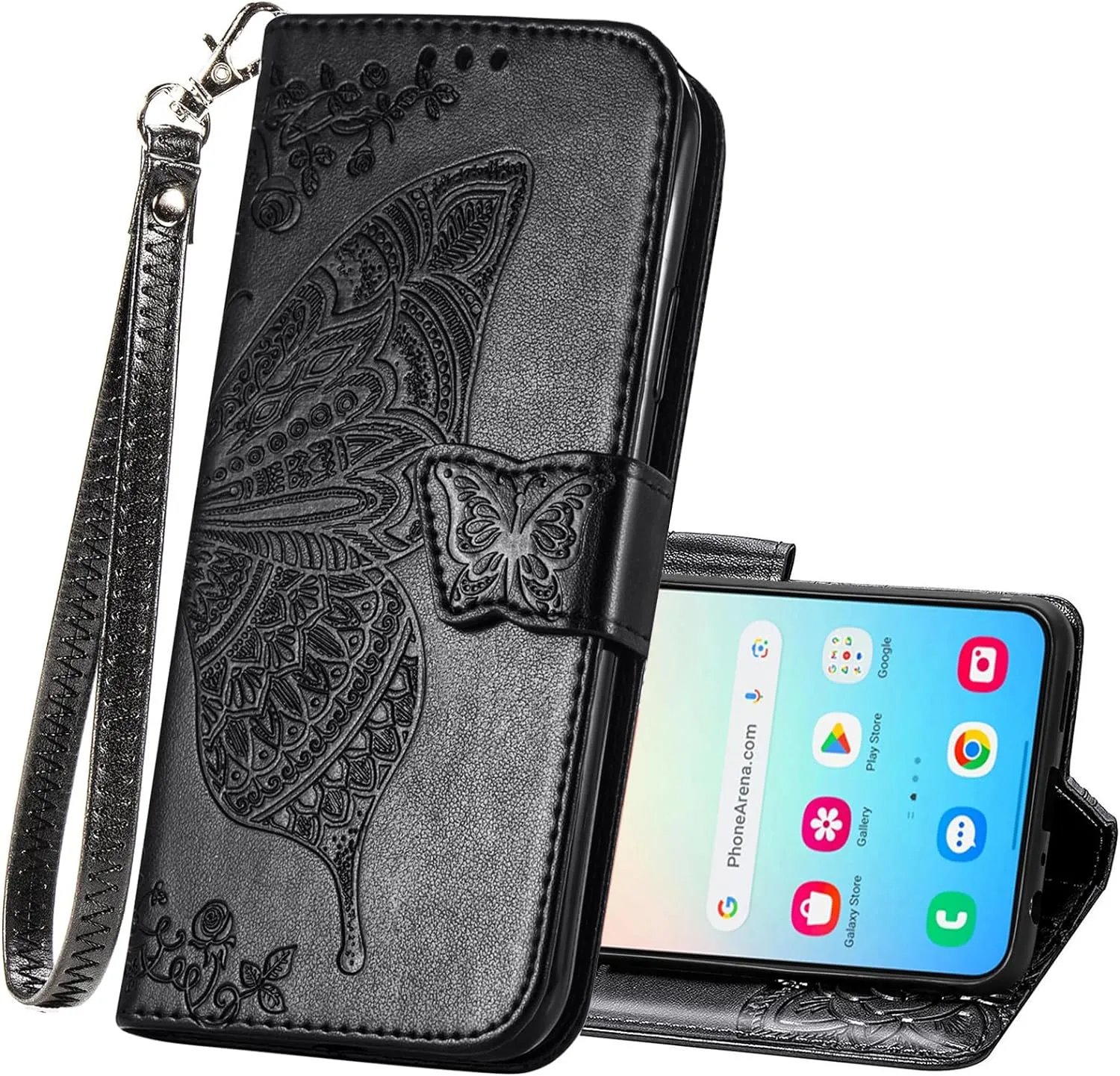 Samsung Galaxy S24 Plus Women Flip Folio PU Leather Protective Case