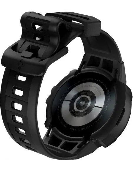 Samsung Galaxy Watch 4 (44mm) SPIGEN Rugged Armor Pro Case - TPU Cover inkl. Rem - Kul Grå (DEMO)