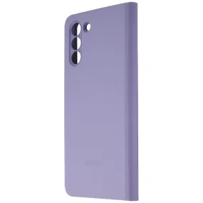 Samsung S-View Flip Cover for Galaxy S21  & S21  5G - Violet (EF-ZG996CVE)