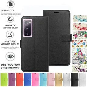 Samsung S20 FE 5G Flip Folio Book Wallet Case