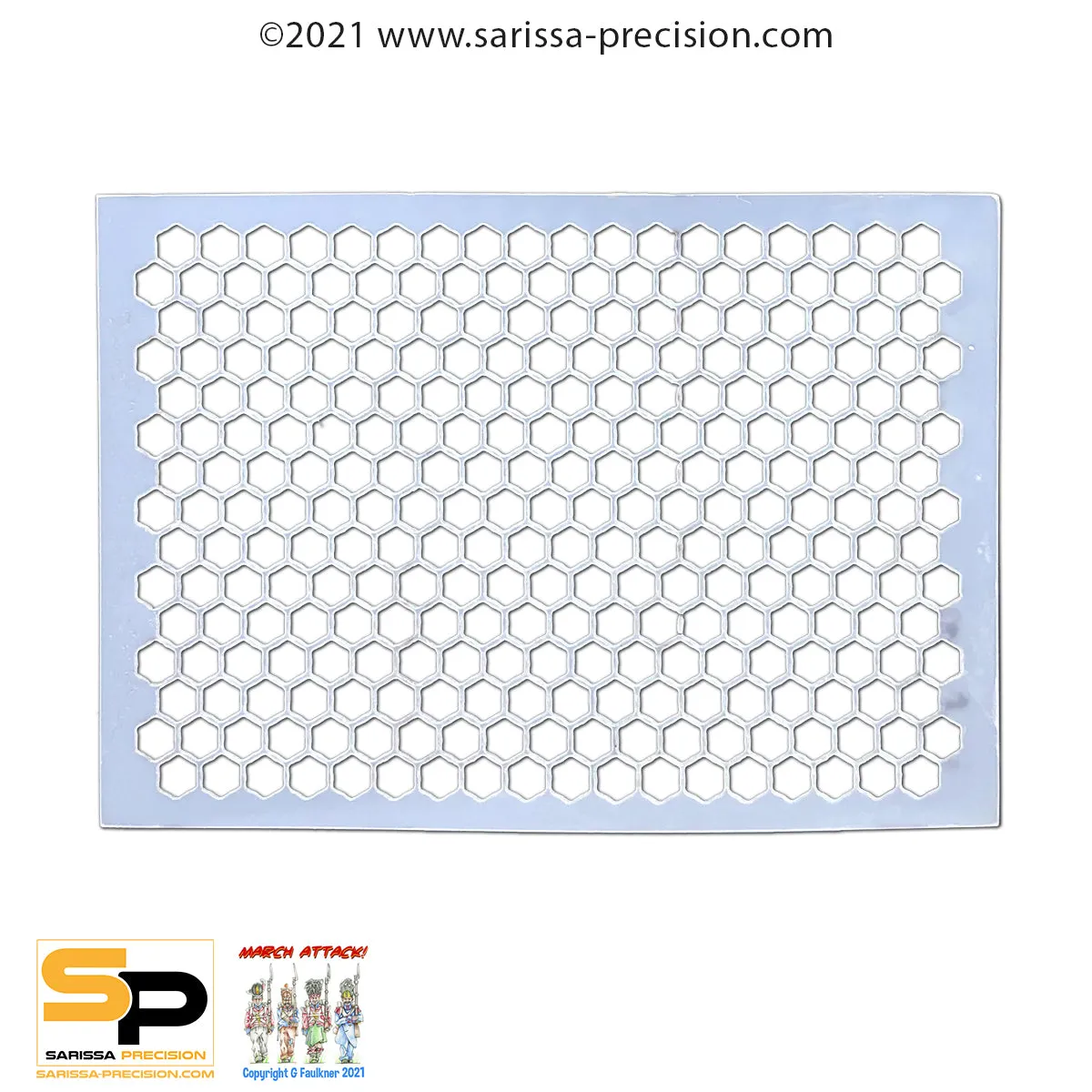 Sarissa Stencil System - Sci-fi Small Hex