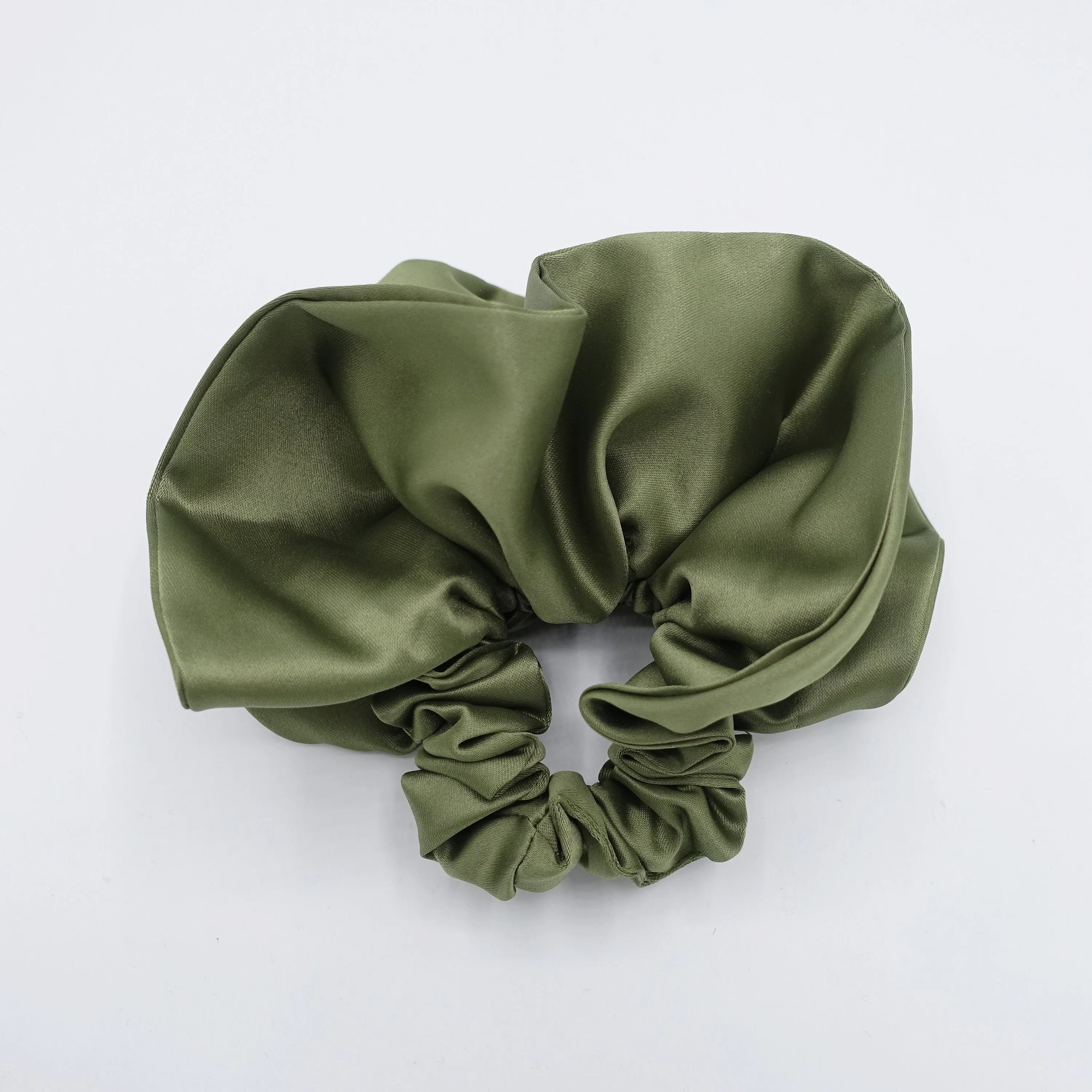 satin ruffle scrunchies, satin volume scrunchies, fashion scrunchies for women