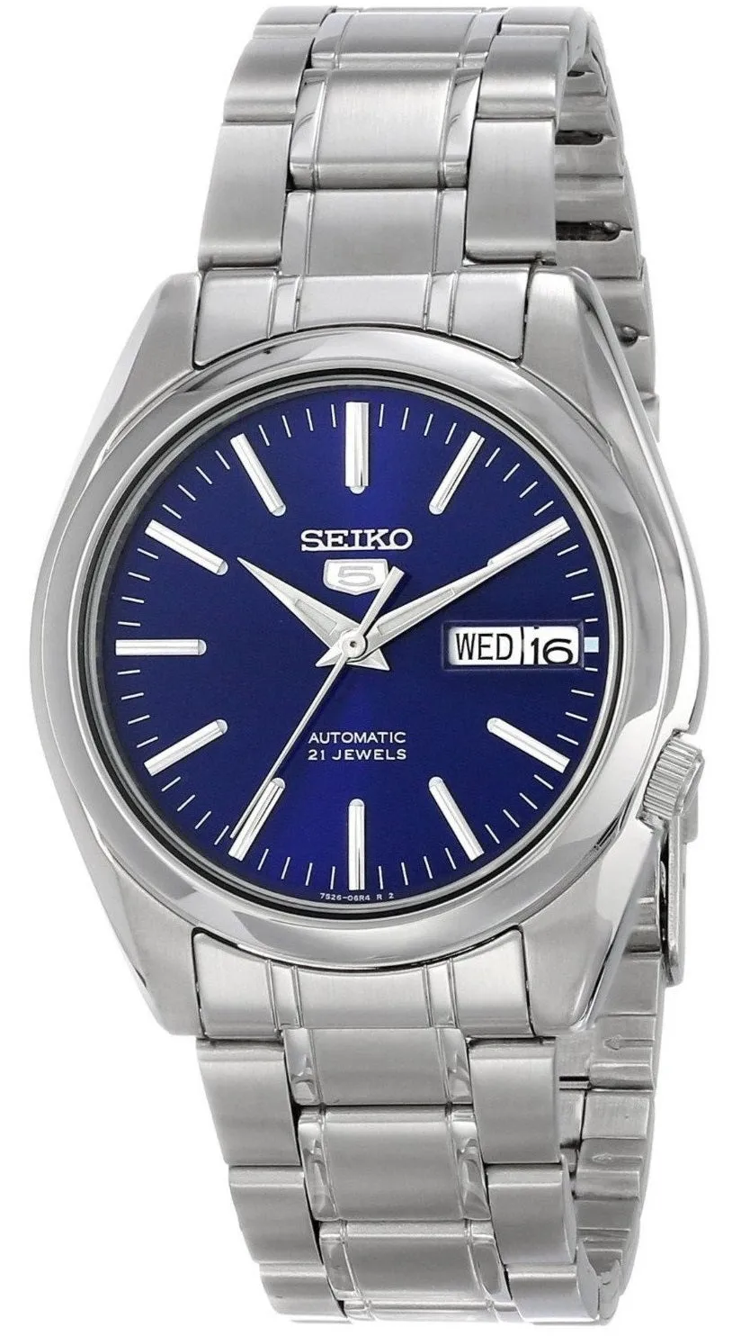 Seiko 5 SNKL43K1 Silver Stainless Automatic Watch Men