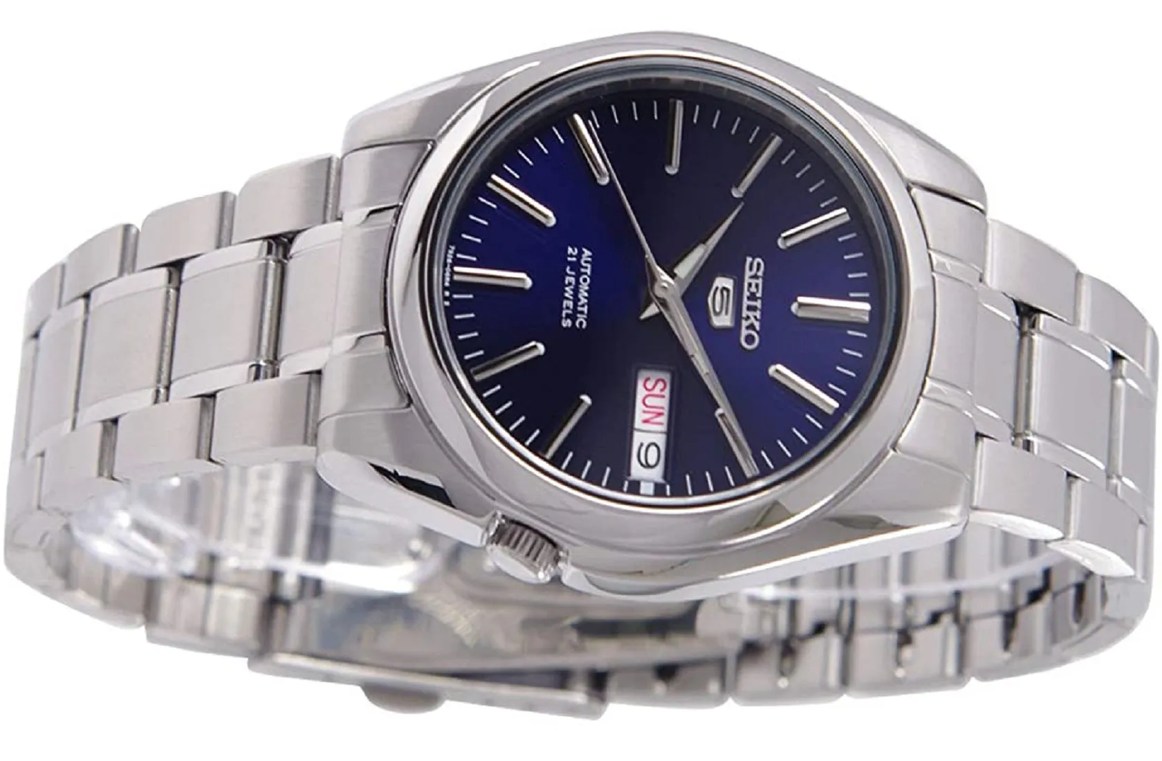 Seiko 5 SNKL43K1 Silver Stainless Automatic Watch Men