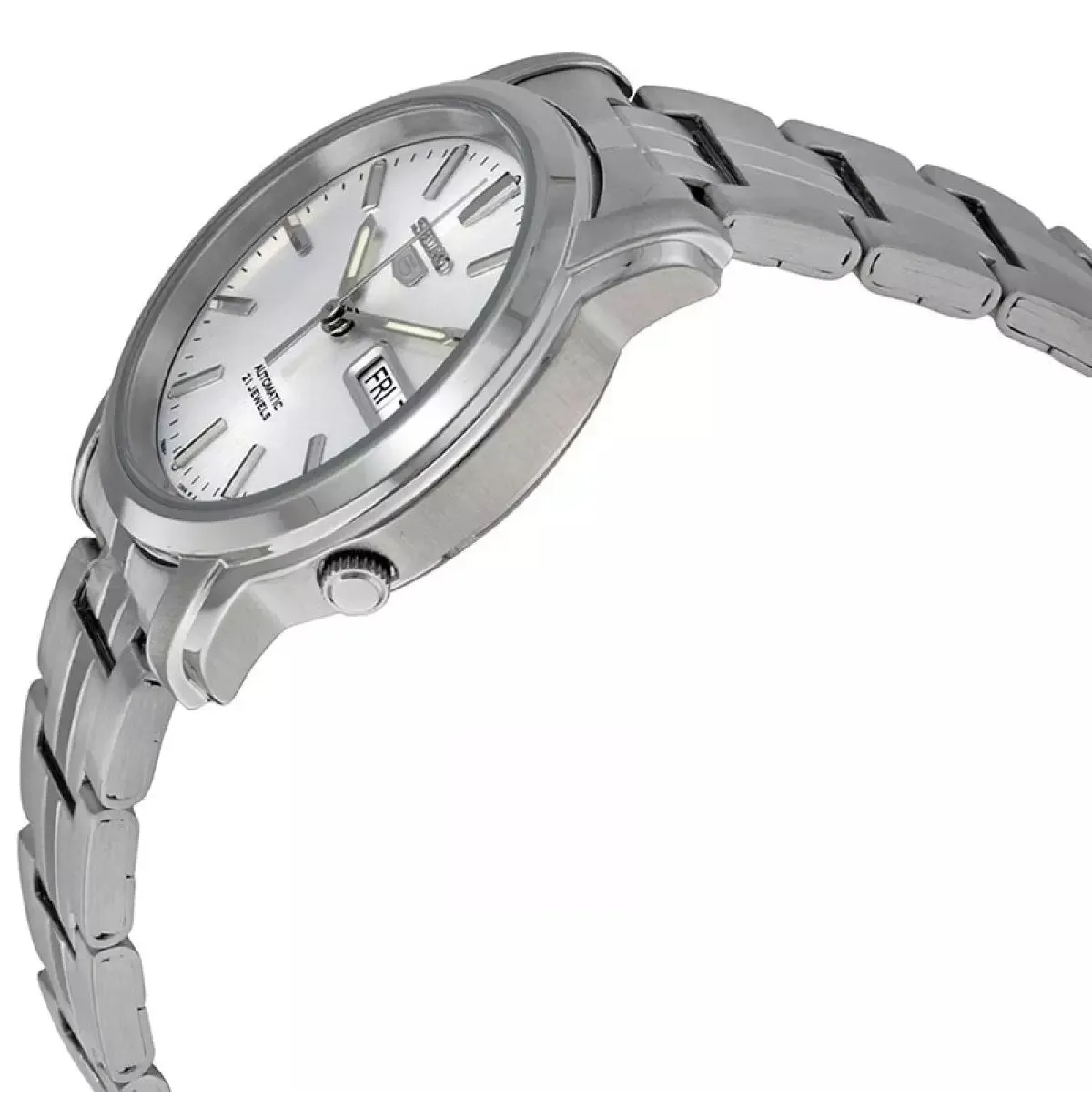 Seiko 5 Sports SNKK65K1 Silver Stainless Automatic Watch for Men