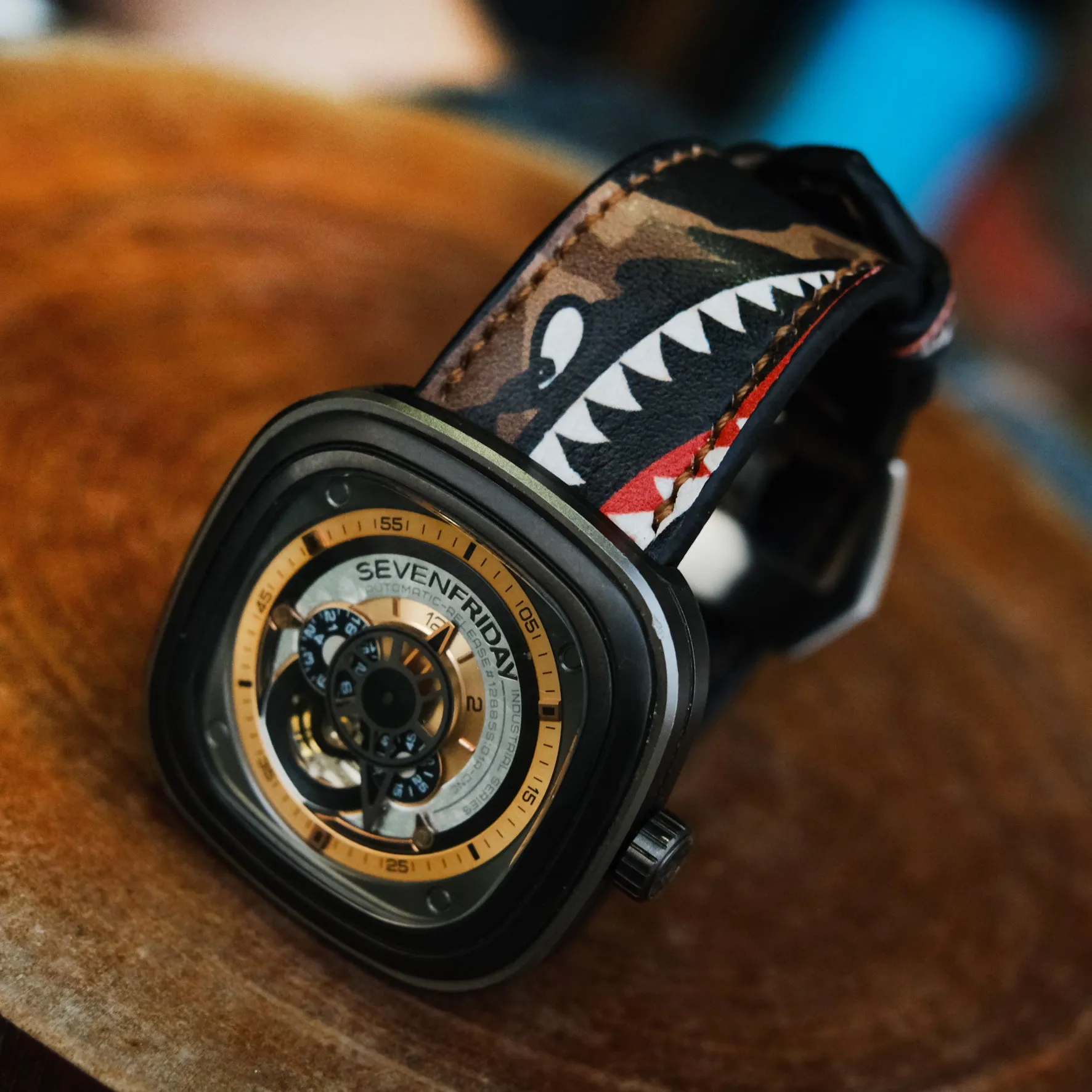 SevenFriday Leather Straps Warhawk Design Handmade