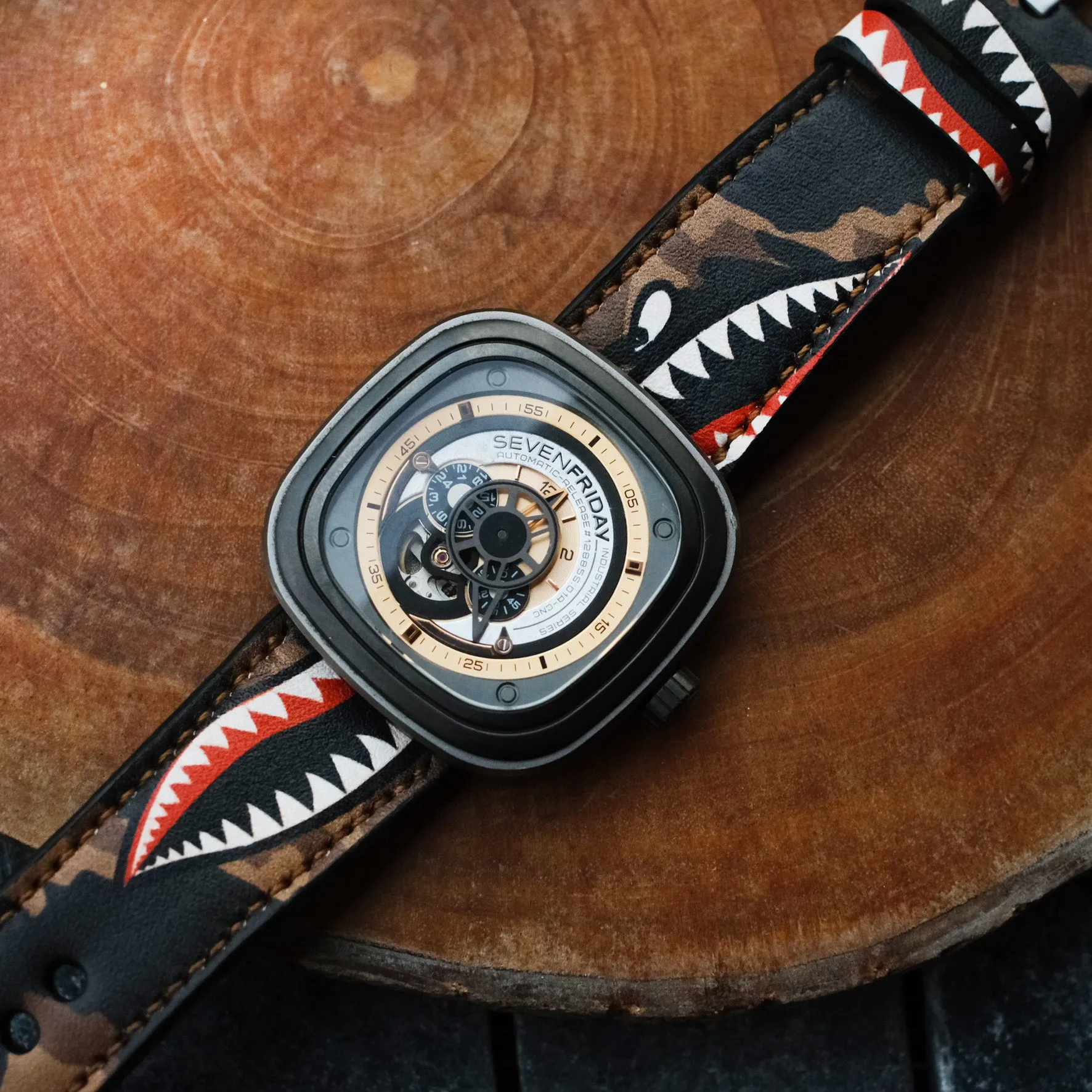 SevenFriday Leather Straps Warhawk Design Handmade