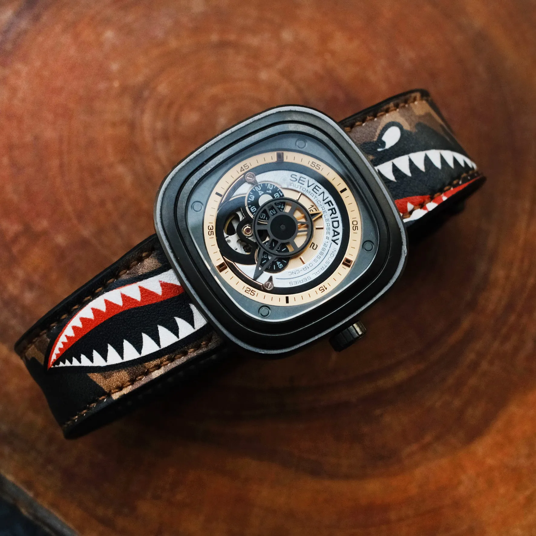 SevenFriday Leather Straps Warhawk Design Handmade