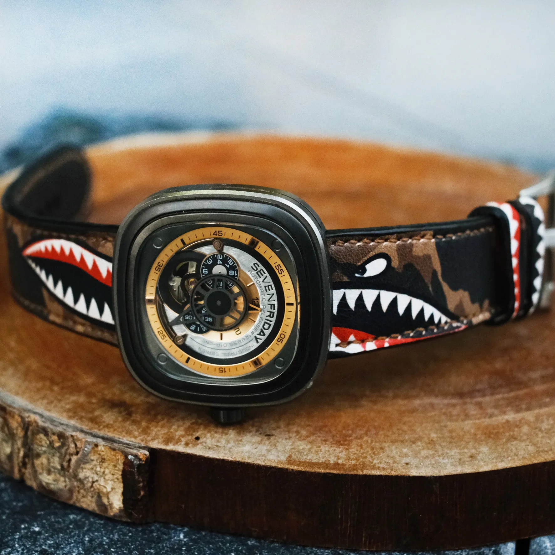 SevenFriday Leather Straps Warhawk Design Handmade