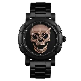 SKMEI 9178 Creativity Skull Quartz Watch for Men