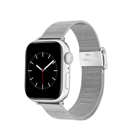 Smartwatch Mesh Strap Silver