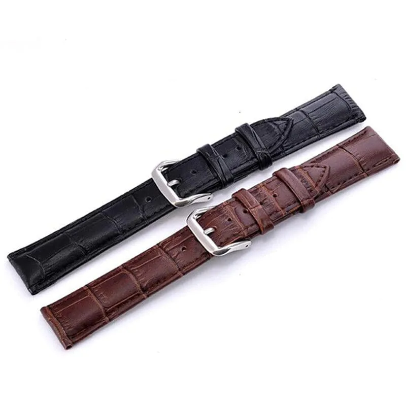 Snakeskin Leather Watch Straps Compatible with the Xiaomi Band 8 Pro