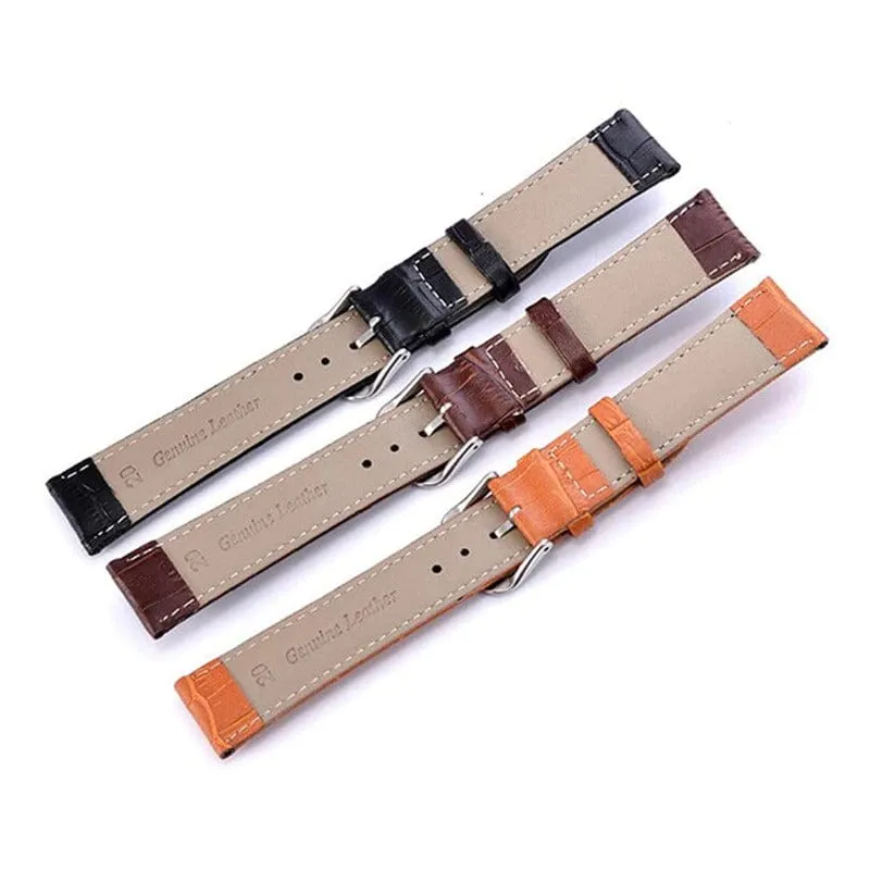 Snakeskin Leather Watch Straps Compatible with the Xiaomi Band 8 Pro