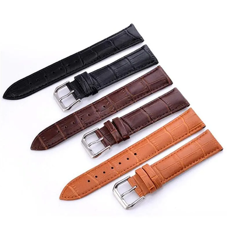 Snakeskin Leather Watch Straps Compatible with the Xiaomi Band 8 Pro