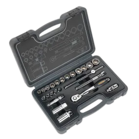 Socket Set 24pc 3/8"Sq Drive Total Drive¨