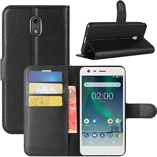 Sony Xperia L2 Wallet Case - Black