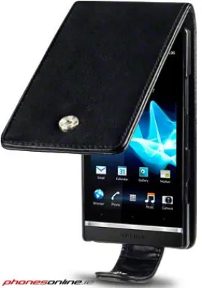 Sony Xperia S Flip Case Black