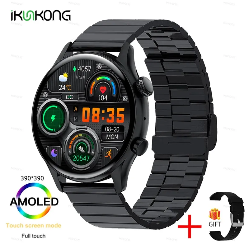 Sporty Smart Watch Men Screen Always Display The Time Bluetooth