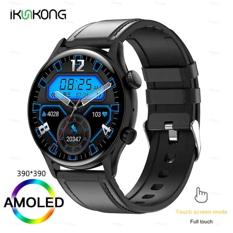 Sporty Smart Watch Men Screen Always Display The Time Bluetooth