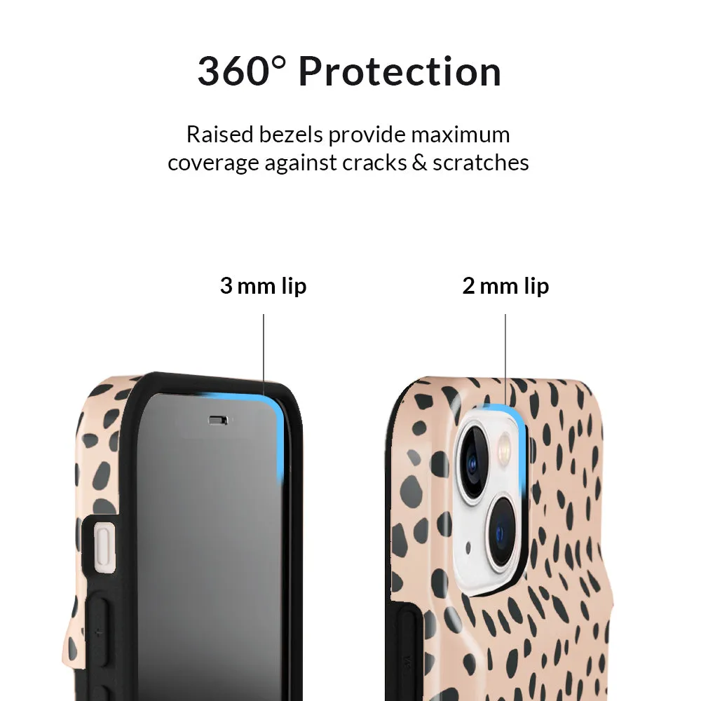 Spotted Cheetah Iphone Wallet Case