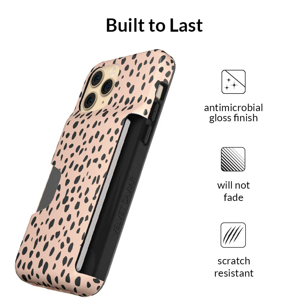 Spotted Cheetah Iphone Wallet Case