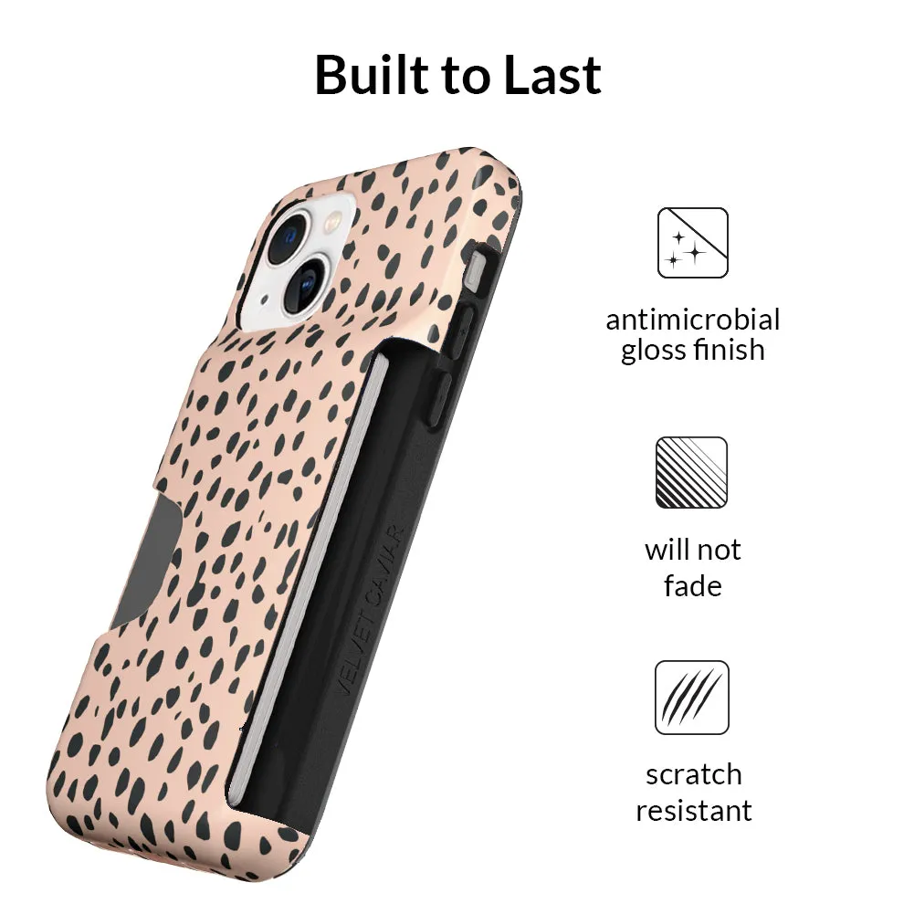 Spotted Cheetah Iphone Wallet Case