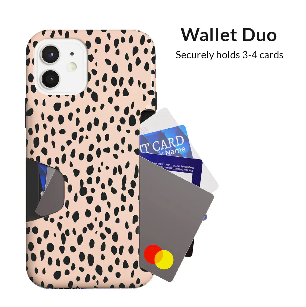 Spotted Cheetah Iphone Wallet Case