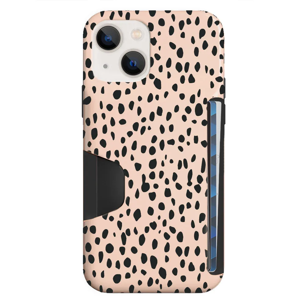 Spotted Cheetah Iphone Wallet Case