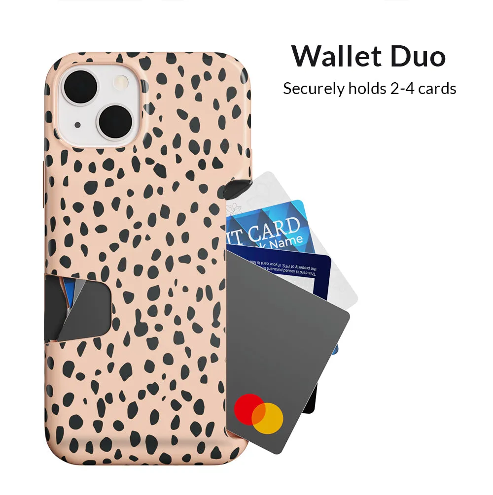 Spotted Cheetah Iphone Wallet Case