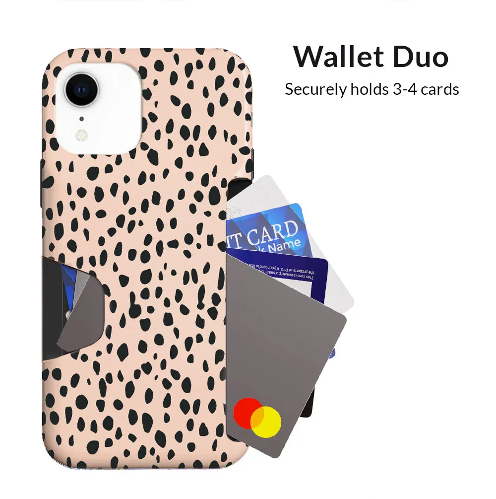 Spotted Cheetah Iphone Wallet Case