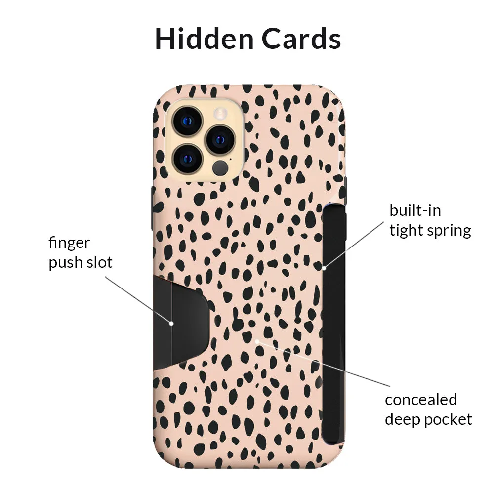 Spotted Cheetah Iphone Wallet Case