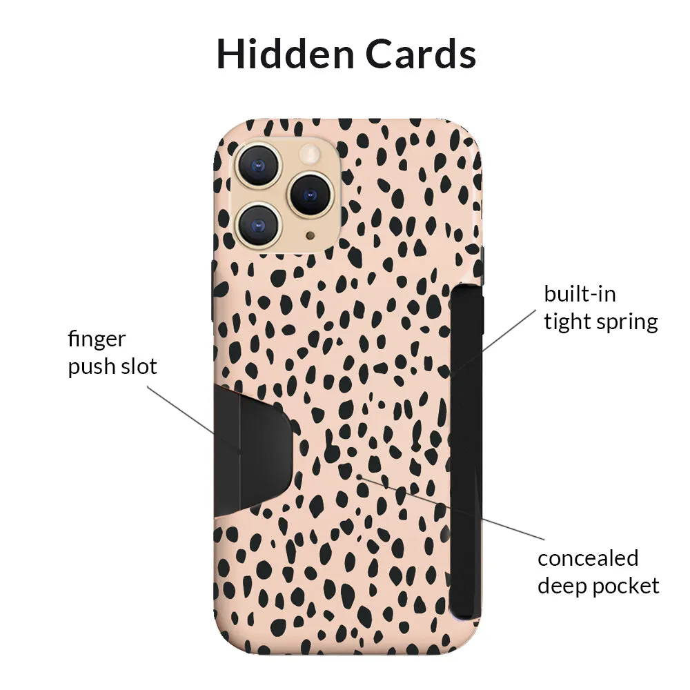 Spotted Cheetah Iphone Wallet Case