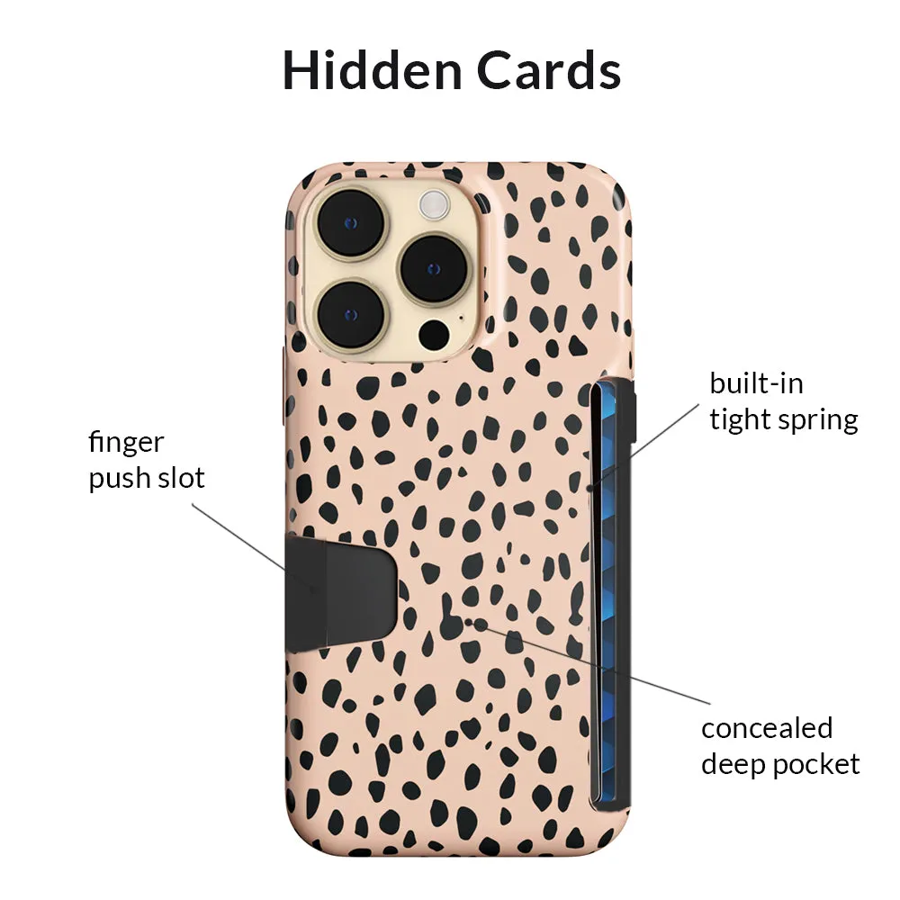 Spotted Cheetah Iphone Wallet Case