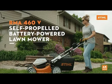 STIHL RMA 460 V Lawnmower Battery Powered and Self Propelled