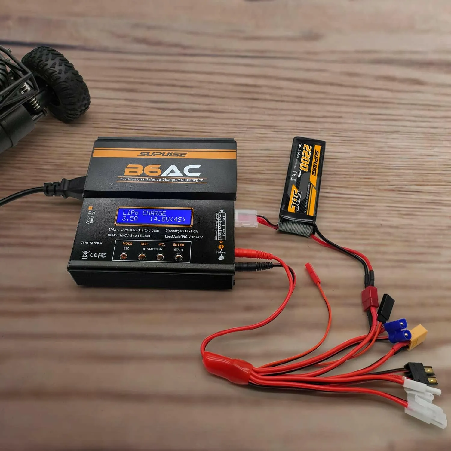 SUPULSE B6 RC Battery Balance Charger 1-6S ACDC LiPo / NiMh / NiCD Charger Discharger iMAX style