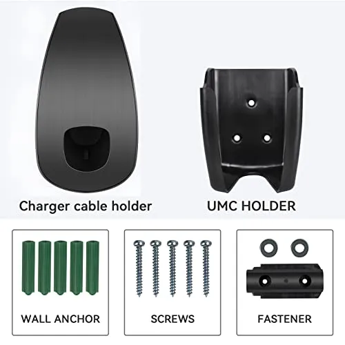 Tesla Charging Cable Organizer, Wall Mount Connector Holder, Charger Cable Holder Adapter with Chassis Bracket, Compatible with Model 3/S/Y/X