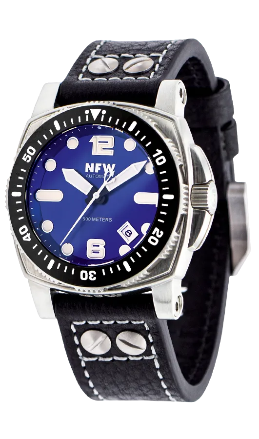 The New Shumate Diver 15820 - Brushed Steel