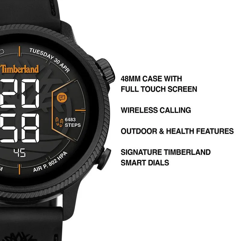 Timberland Trail Force Black Silicone Strap Smart Watch