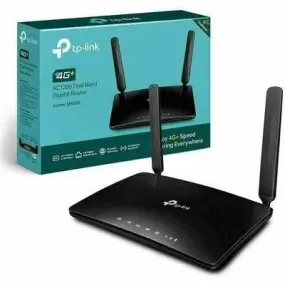 TP-LINK Archer MR600 4G  Cat6 1200Mbps Dual Band Router senza Filo - Nero