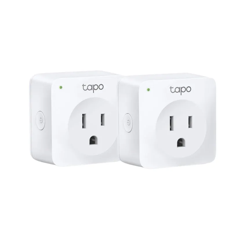 TP-Link Tapo P100 Mini Smart Wi-Fi Socket 100-240V 2.4GHz with Bluetooth 4.2 (Onboarding Only), Voice Control, Remote Control with Tapo App, Schedule & Timer, Device Sharing, Flame Retardant