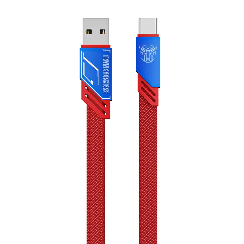 Transformers Fast Charging 6A Type-C / 2.4A Apple Lightning Cable