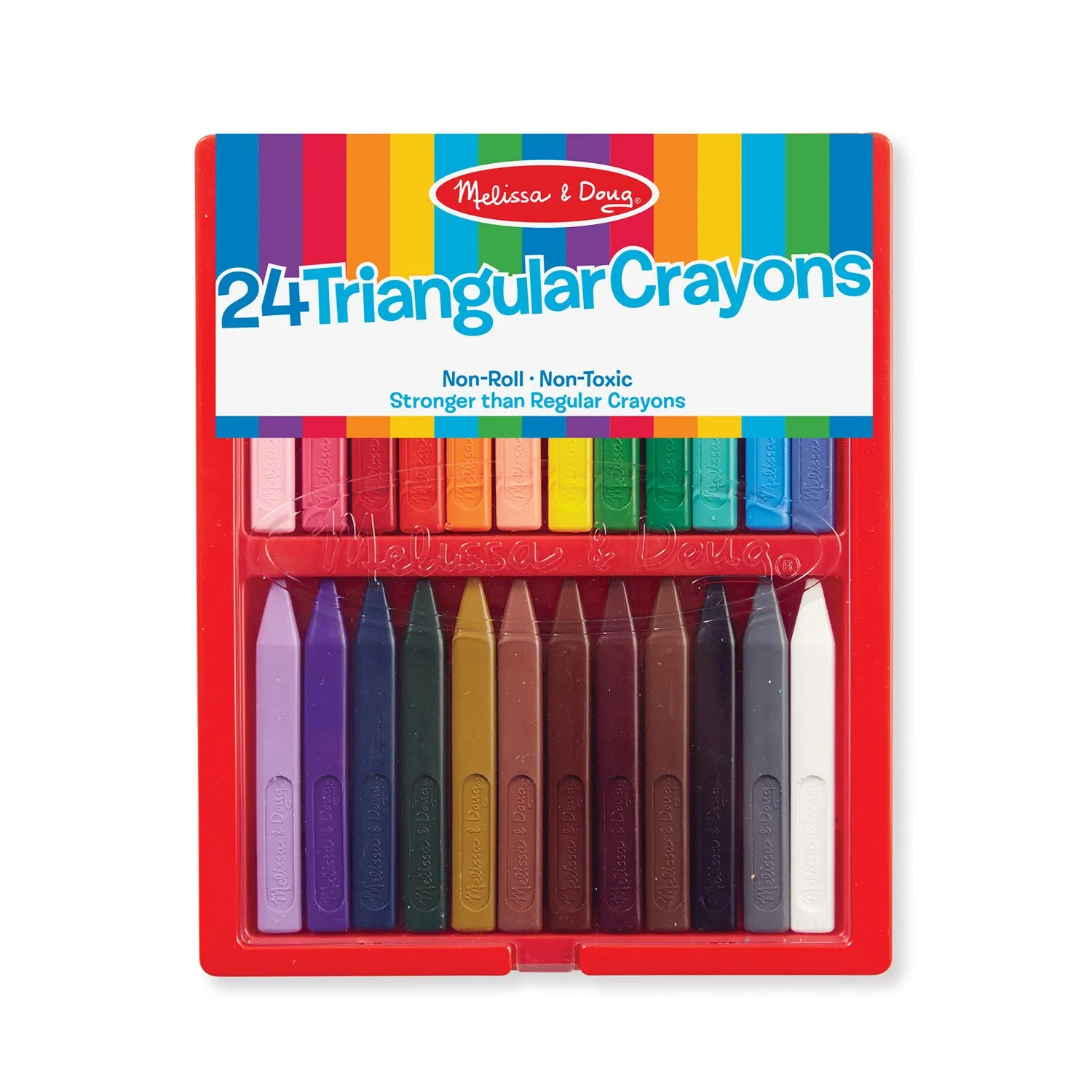 Triangular Crayons - 24 pack  4136