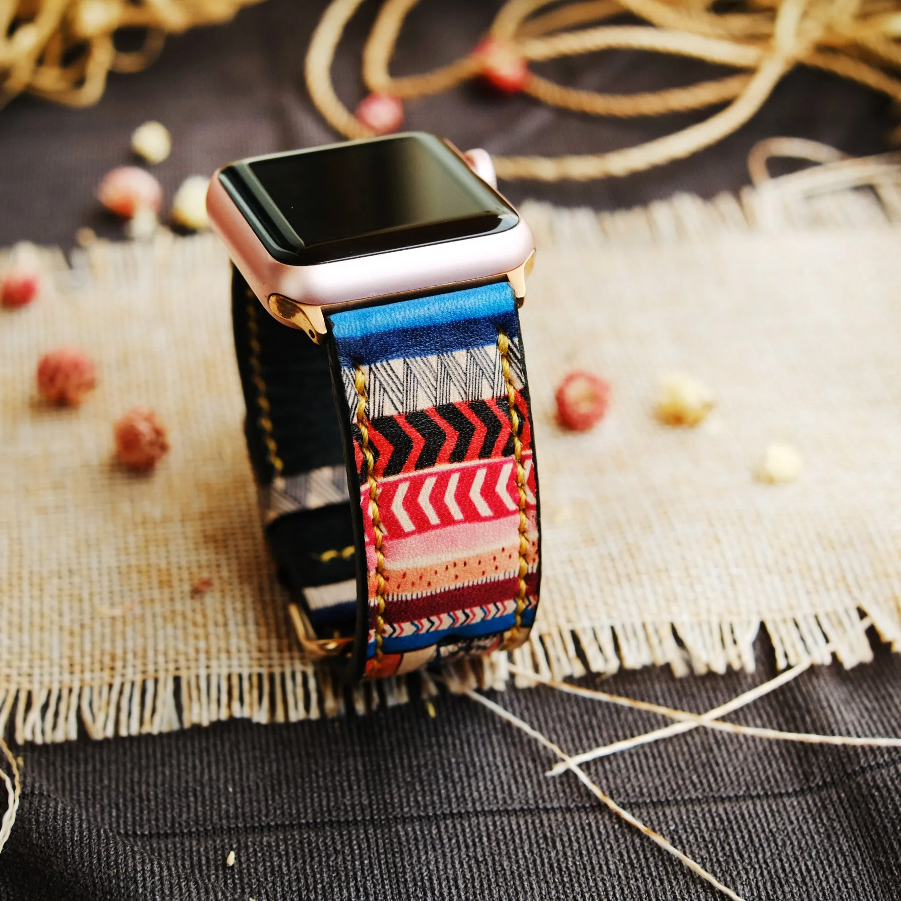 Unique Apple Watch leather Strap