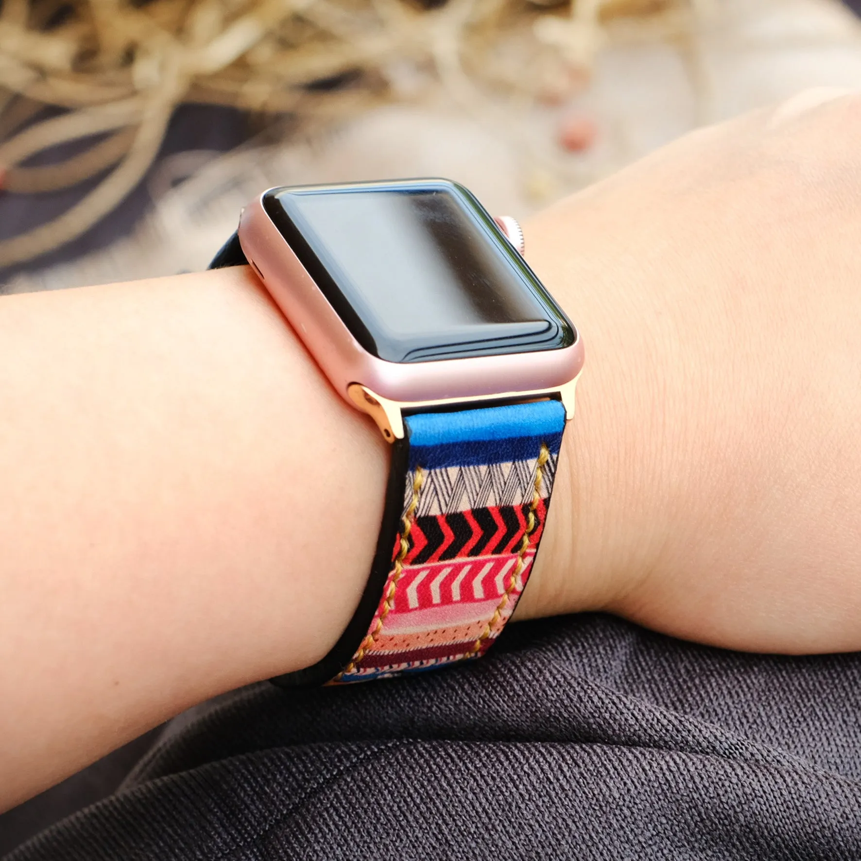 Unique Apple Watch leather Strap