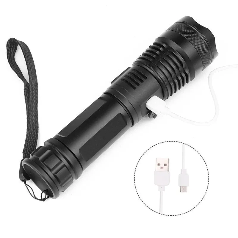 USB Charging Zoom P50 Flashlight